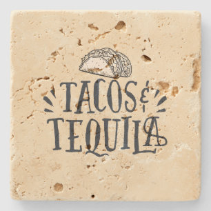 Tacos & Tequila Taco-Dienstag-Einweihungsgeschen Steinuntersetzer