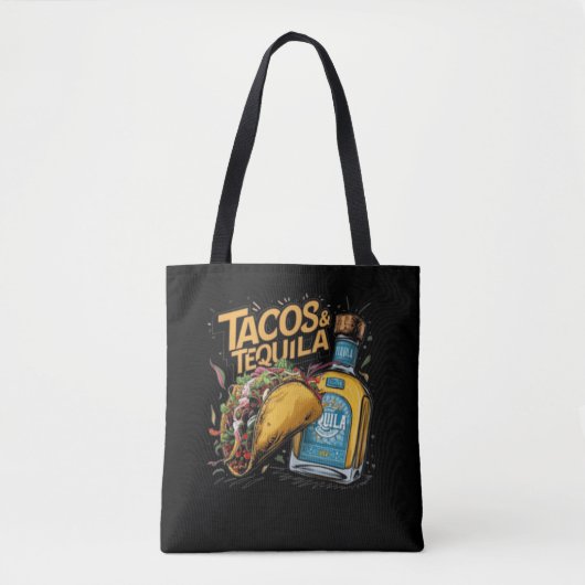 Tacos & Tequila Tasche (Vorderseite)