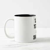 Tacos Tequila und Shih Tzu Zweifarbige Tasse (Links)