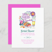 Tacos Tequilas Tiaras Letztes Party Brautparty (Vorne/Hinten)