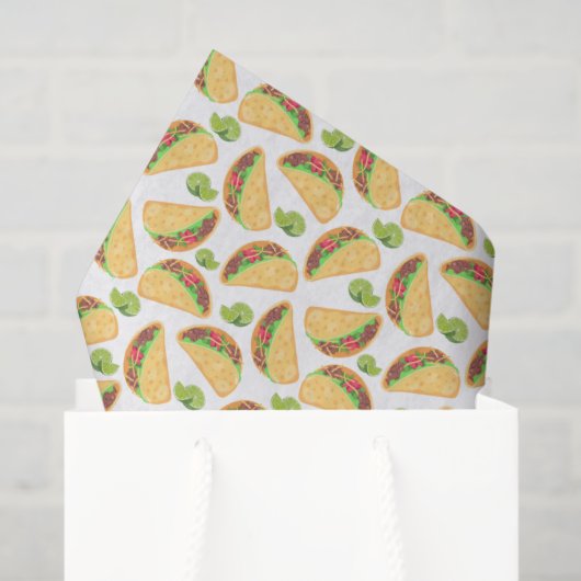 Tacos Tissue Paper Seidenpapier (Geschenk Tasche)
