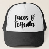 Tacos u. Tequila Truckerkappe (Vorderseite)