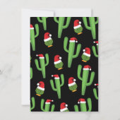 Taco's über Weihnachten Fiesta Party Einladung (Rückseite)