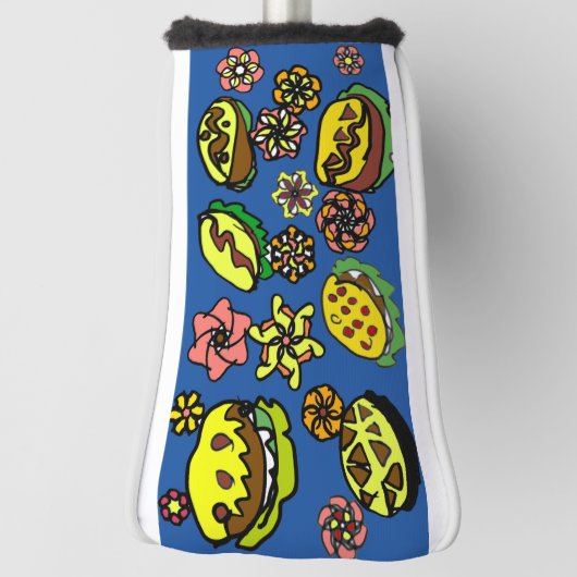 Tacos und Blume Golf Headcover (Rotieren 90)
