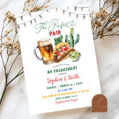 Tacos und Brews Perfekte Partner Engagement Party Einladung