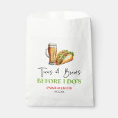 Tacos und Brüche, bevor ich es tue! Probe Geschenktütchen (Vorderseite)