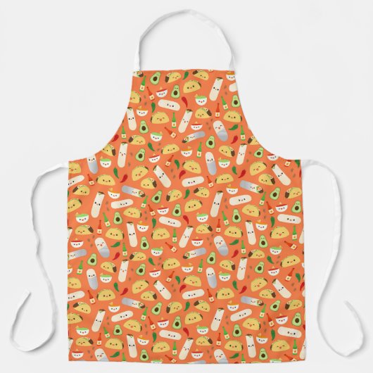 Tacos und Burritos Schürze (Vorderseite)