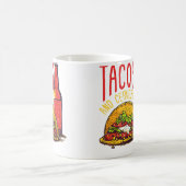 Tacos und Cervezas Kaffeetasse (Mittel)