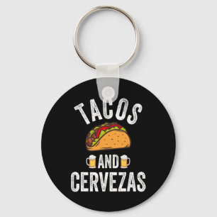 Tacos und Cervezas Shirt Funny Cinco de Mayo Mexic Schlüsselanhänger