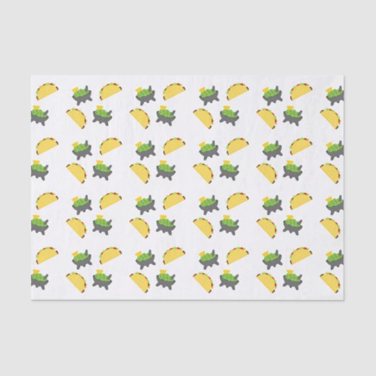 Tacos und Guacamole Seidenpapier (Vorderseite)