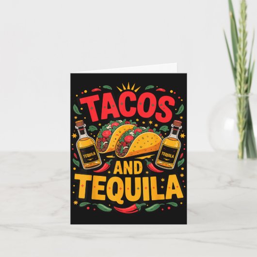 Tacos und karte (Vorderseite)