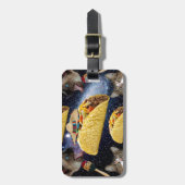 Tacos und Katzen Gepäckanhänger (Vorderseite vertikal)