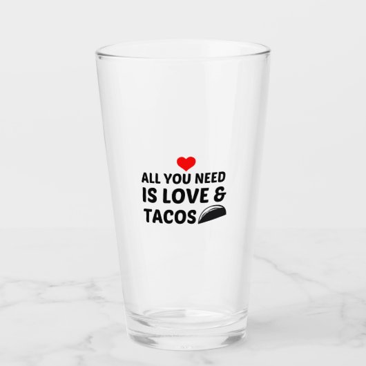 TACOS UND LIEBE GLAS (Vorderseite)