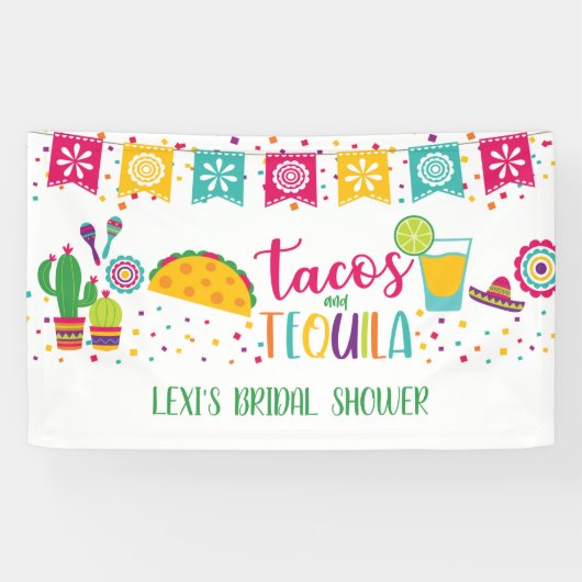 Tacos und Tequila Banner - Wh (Horizontal)