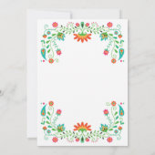 Tacos und Tequila Dusche Einladung (Rückseite)