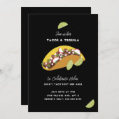 Tacos und Tequila Einladung (Vorne/Hinten)