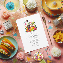Tacos und Tequila Fiesta Wedding Einladung