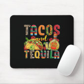 Tacos und Tequila Funny Drinks Taco mexikanische K Mousepad (Mit Mouse)