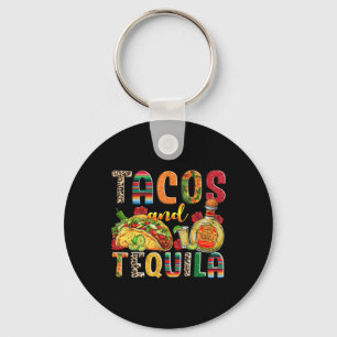 Tacos und Tequila Funny Drinks Taco mexikanische K Schlüsselanhänger