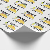 Tacos und Tequila Geschenkpapier (Ecke)