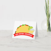 Tacos und Tequila Karte (Vorderseite)