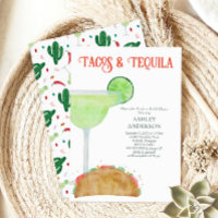 Tacos und Tequila Margarita Brautparty