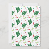 Tacos und Tequila Margarita Geburtstagsparty Einladung (Rückseite)