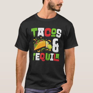 Tacos und Tequila Nacho Durchschnitt mexikanische T-Shirt