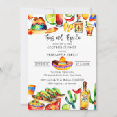 Tacos und Tequila-Paare Duschvorlage Einladung (Vorderseite)