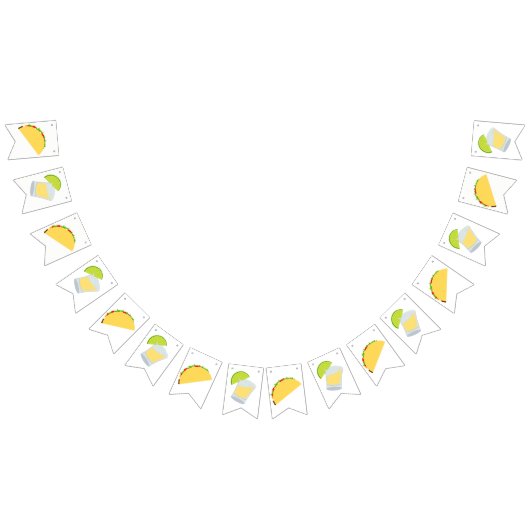 Tacos und Tequila Party Wimpelkette (Alle)