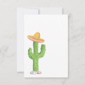 Tacos und Tequila RSVP Karte (Rückseite)