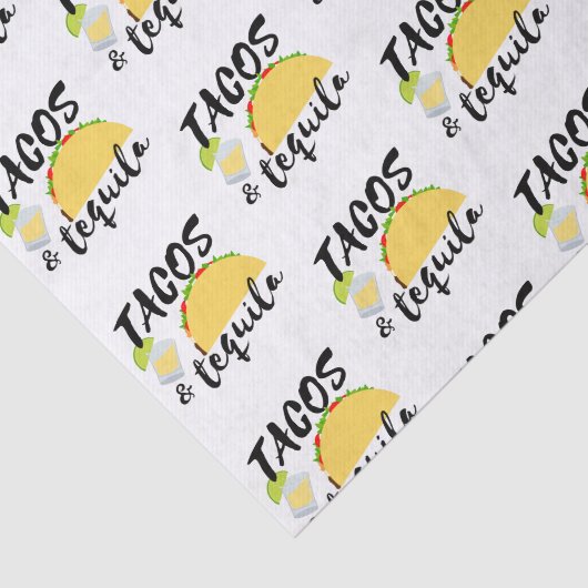 Tacos und Tequila Seidenpapier (Ausschnitt)