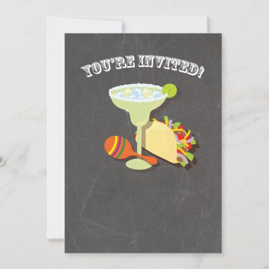 Tacos-und Tequila-Sommer-Party Einladung (Rückseite)