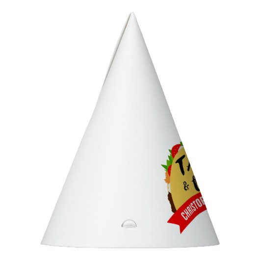 Tacos und Tequila zum Geburtstag Partyhütchen (Links)