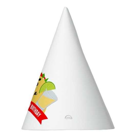 Tacos und Tequila zum Geburtstag Partyhütchen (Rechts)