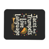 Tacos und Trumps sind meine Liebe in Mexiko Magnet (Horizontal)
