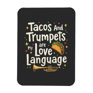 Tacos und Trumps sind meine Liebe in Mexiko Magnet