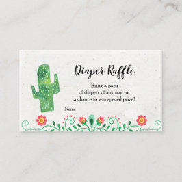 Tacos und Tutus Diaper Umschließungskarte Begleitkarte