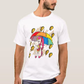 Tacos Unicorn Lover Umbrella T-Shirt (Vorderseite)