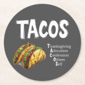 TACOS UNTERSETZER (Vorderseite)