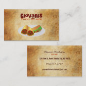 Tacos-Visitenkarten Visitenkarte (Vorne/Hinten)