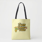 Tacos vor Vatos Tragetasche Tasche (Vorderseite)