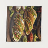 Tacos Wandteppich (Vorderseite (Horizontal))