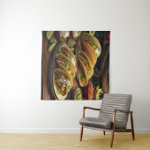 Tacos Wandteppich (Beispiel (Horizontal))