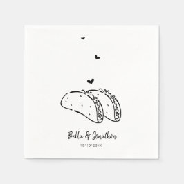 Tacos Wedding Napkin Serviette