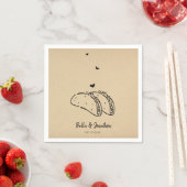 Tacos Wedding Napkin Serviette (Beispiel)