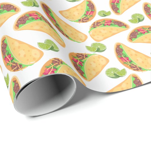Tacos Wrapping Paper Geschenkpapier (Rolleneckpunkt)