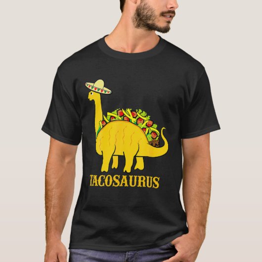 Tacosaurus Cinco De Mayo Funny Taco Dinosaur Funny T-Shirt (Vorderseite)