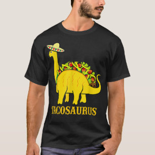 Tacosaurus Cinco de Mayo Funny Taco Dinosaur Gesch T-Shirt
