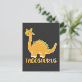 Tacosaurus Cinco de Mayo Funny Taco Dinosaur Postkarte (Stehend Vorderseite)